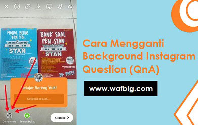 Cara Mengganti Background Instagram Question Di Android
