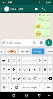 Cara Membuat Emoji Love Transaparan di Whatsapp