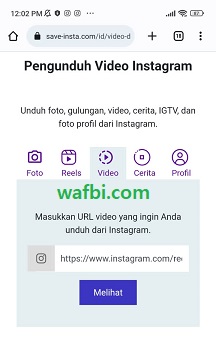 cara download video di instagram tanpa aplikasi